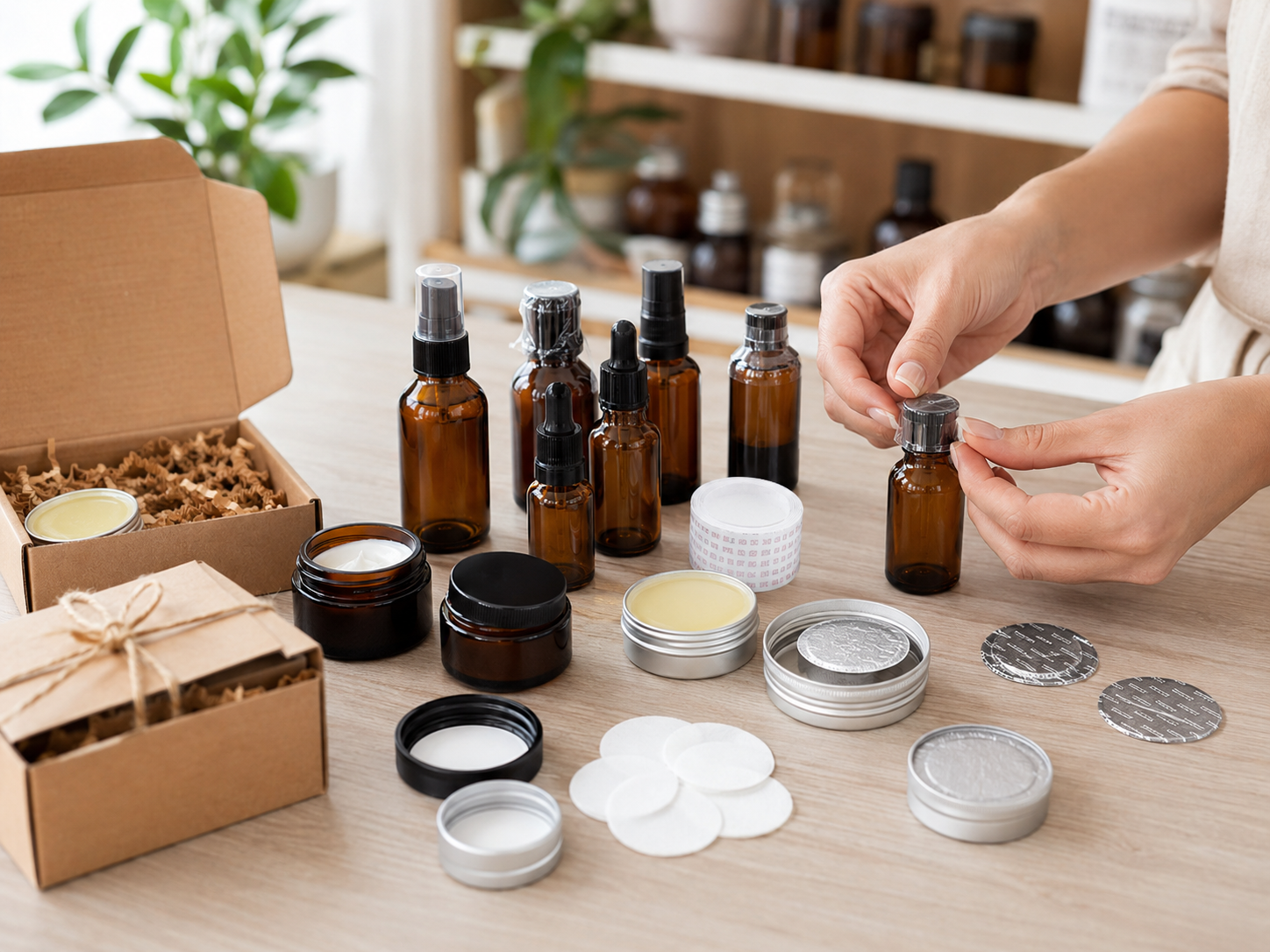 Aplicaciones de sellado para cosmética y cuidado personal