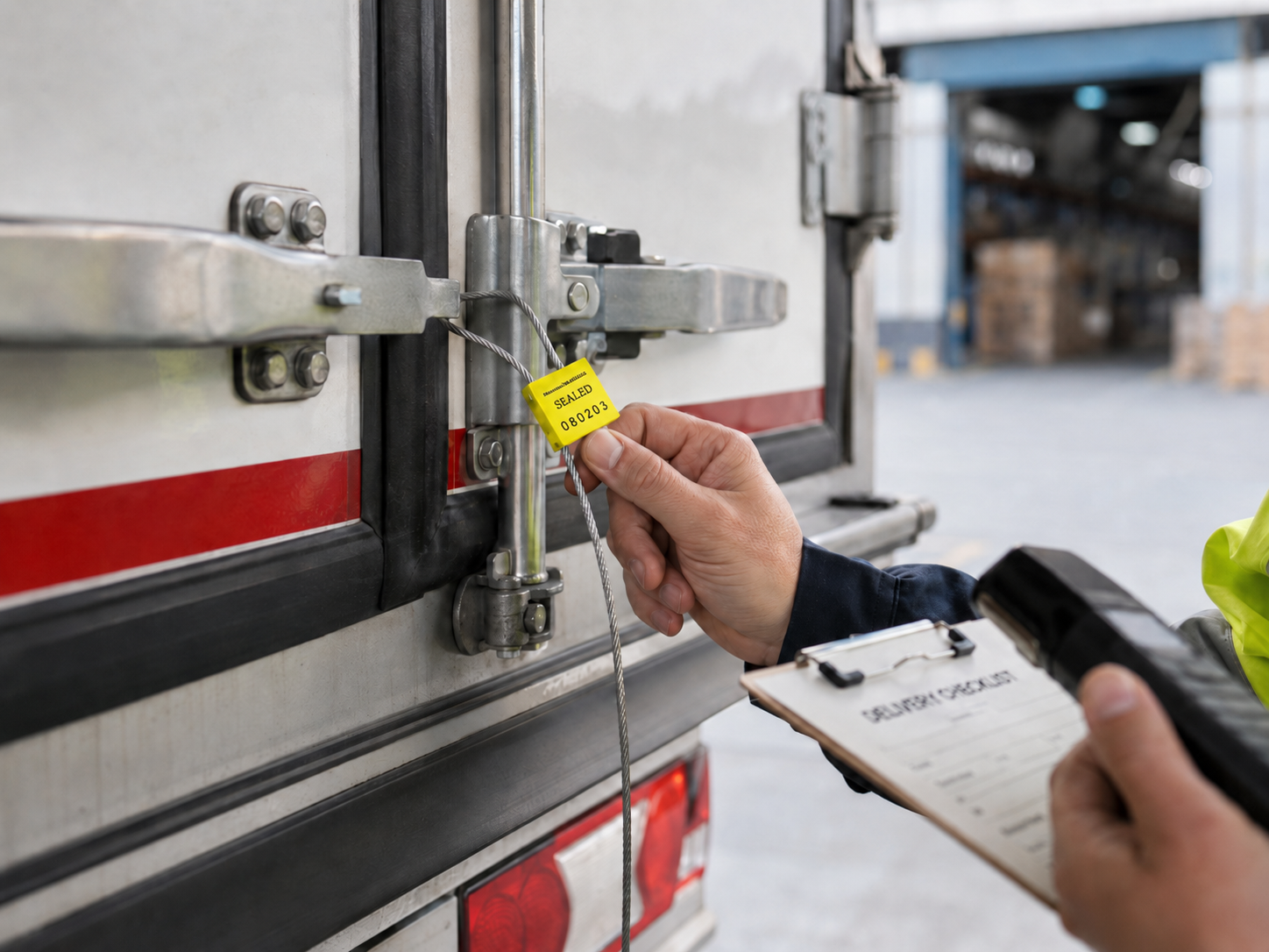 Aplicaciones de precintos para logística y transporte