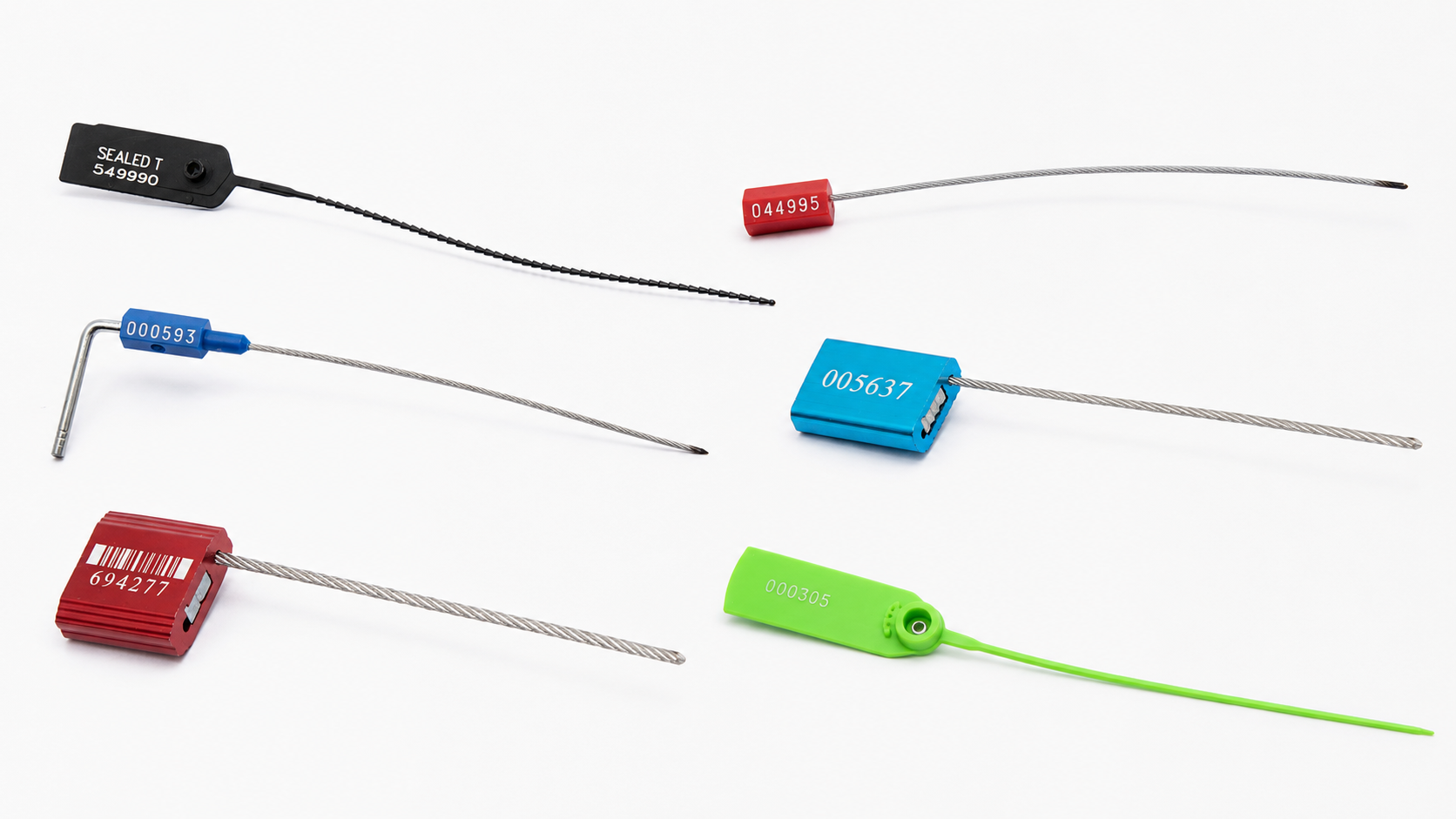 Cable seals para seguridad de carga y bodegaje
